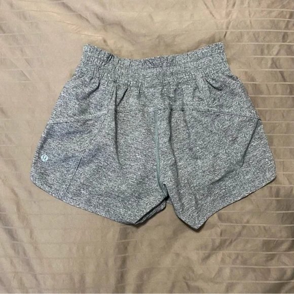 Lululemon Tracker Short V *4" Heather Lux Multi Black size 4 - Picture 6 of 9